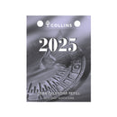 DESK CALENDAR REFILL 2025 COLLINS DCRT 76X102MM TOP PUNCH