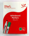 MARKER WHITEBOARD STAT 2.0MM BULLET NIB GREEN-BX12