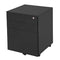 Rapidline 3 Drawer Steel Mobile Pedestal -  Black Satin