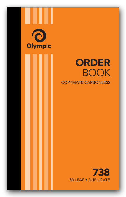 Order Book Olympic 738 Dup C/less 8x5 (PK10)