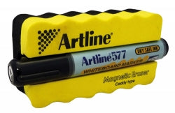 MARKER WHITEBOARD ARTLINE 577 & MAGNETIC ERASER CADDY