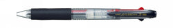 PEN UNI 1.0MM JETSTREAM SXE RETRACTABLE 3 COLOURS CLEAR BARREL