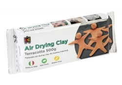 CLAY MODELLING EC 500G AIR DRYING TERRACOTTA