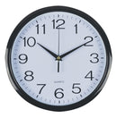 CLOCK ITALPLAST 43CM WALL BLACK