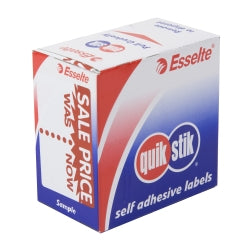 LABEL QUIKSTIK DISP 44X65MM SALE PRICE WAS/NOW BX100