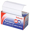 Label Quik Stik Disp 125x36 Roll Address (BOX)