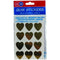 Label Quik Stik F/p Heart Gold (PK10)