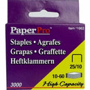 STAPLES PAPERPRO 25/10 10-65SHT BX3000 (FOR HI CAPACITY )