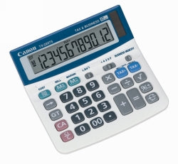 CALCULATOR CANON TX220TS TAX/GST D/TOP D/POWER