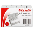 SYSTEM CARDS INDEX ESSELTE 5X3 PVC A-Z