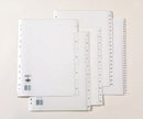 DIVIDERS MARBIG A4 PP 1-20 TAB WHITE