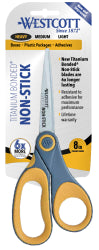 SCISSORS WESTCOTT 203MM NON-STICK TITANIUM BONDED STRAIGHT HANDLE