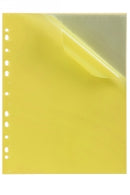 Display Book Marbig A4 Binder 10 Pocket Soft Touch Yellow