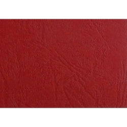 Binding Covers Gbc Ibico A4 Leathergrain Red Pk100