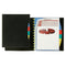 Display Book Marbig A4 Kwikzip With Pp Dividers Black 20pg