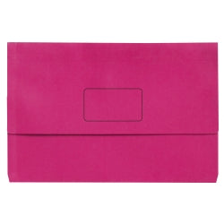 Document Wallet Marbig F/c Slimpick Bright Pink Pk10