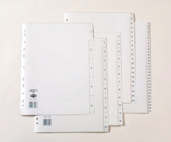 DIVIDERS MARBIG A4 PP 1-12 TAB GREY