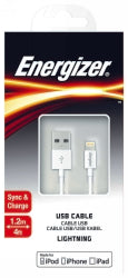 Cable Energizer 1.2m Lightning White