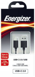 Sp - Cable Energizer 1.2m Cl Usb Type C2.0 Black