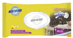 CLEANING WIPES NORTHFORK MULTI PURPOSE PK50