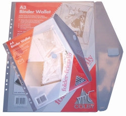 Binder Wallet Colby A3 146a3 Folder Friendly Clear