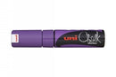 MARKER CHALK UNI 8MM CHISEL TIP VIOLET