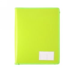 BINDER BANTEX A4 2 D-RING 25MM ZIPPERED LIME