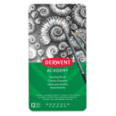 PENCILS DERWENT ACADEMY SKETCHING TIN PK12