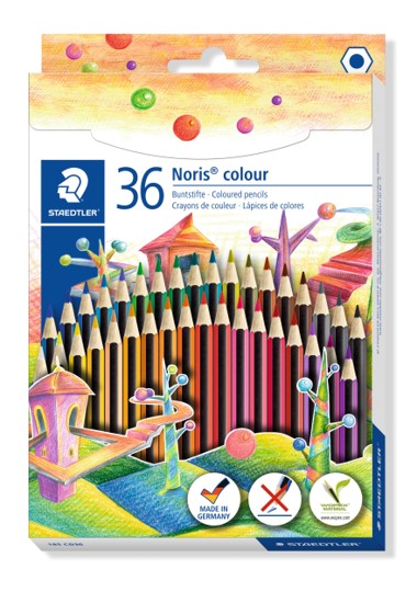 PENCIL COLOURED STAEDTLER NORIS COLOUR BX36