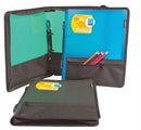 Binder F/mate 860g A4 2r 25mm Zipper Folio Green