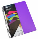 VISUAL ART DIARY QUILL A5 BRIGHTS DARK PURPLE 60LF