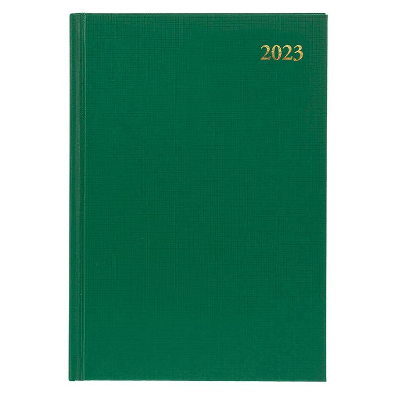 DIARY 2023 COLLINS ESSA51.52 A5 ESSENTIAL DTP GREEN