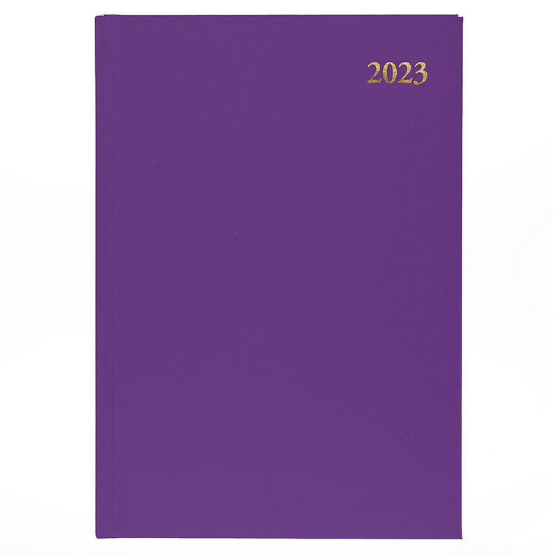 DIARY 2023 COLLINS ESSA53.55 A5 ESSENTIAL WTV PURPLE