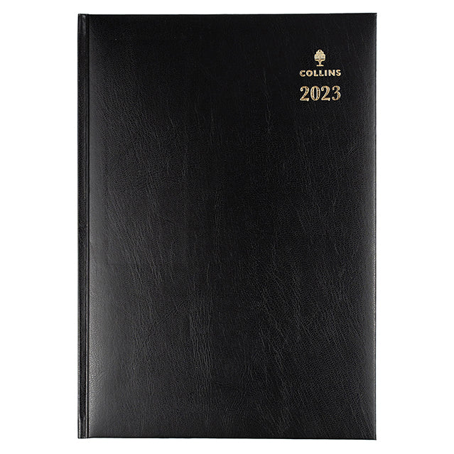 DIARY 2023 COLLINS 344.P99 A4 STERLING WTV BLACK