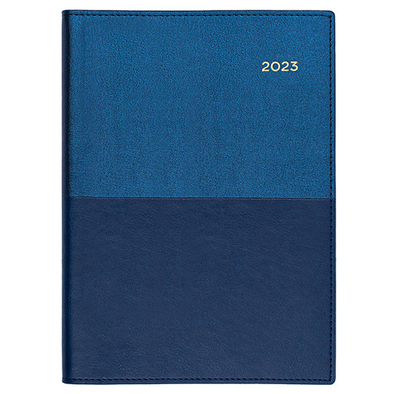 DIARY 2023 COLLINS 385.V59 A5 VANESSA WTV BLUE