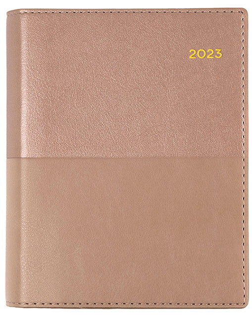 DIARY 2023 COLLINS 165.V49 A6 VANESSA DTP ROSE GOLD